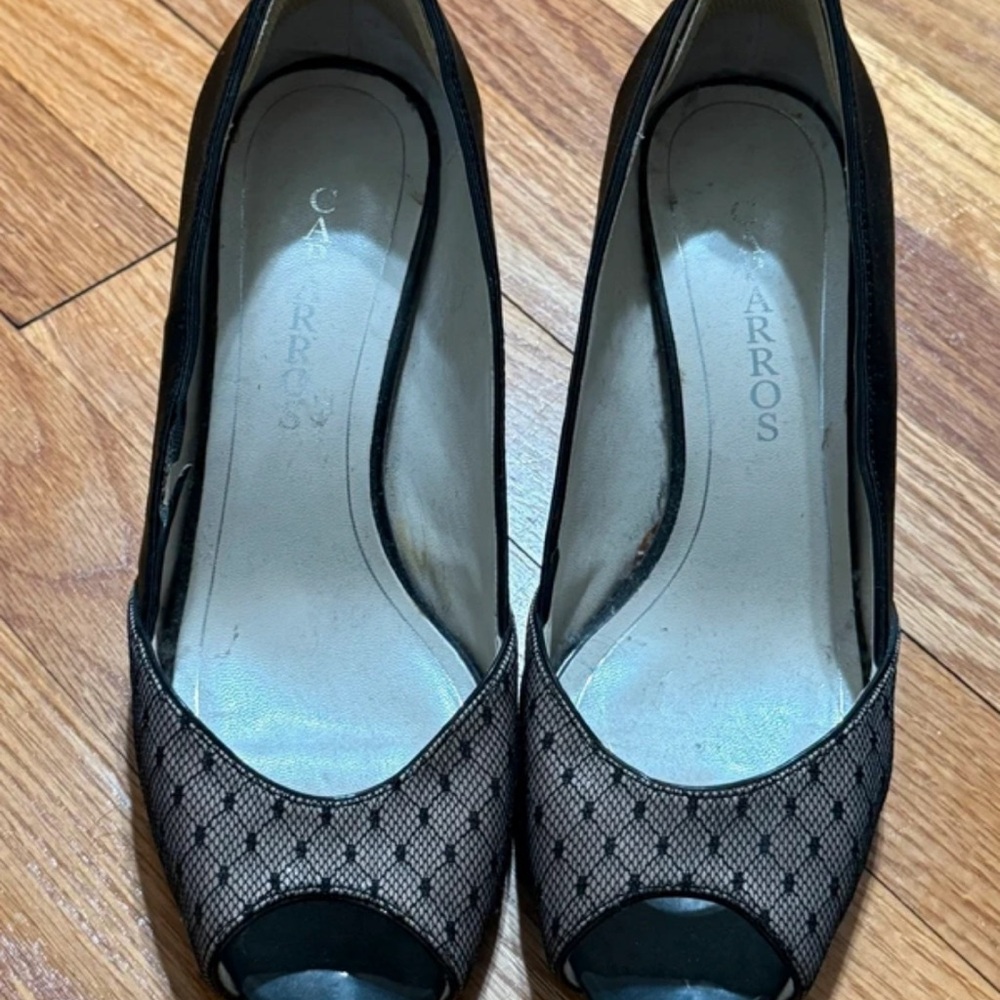 Blackmilk Elegant Black Mesh Heels